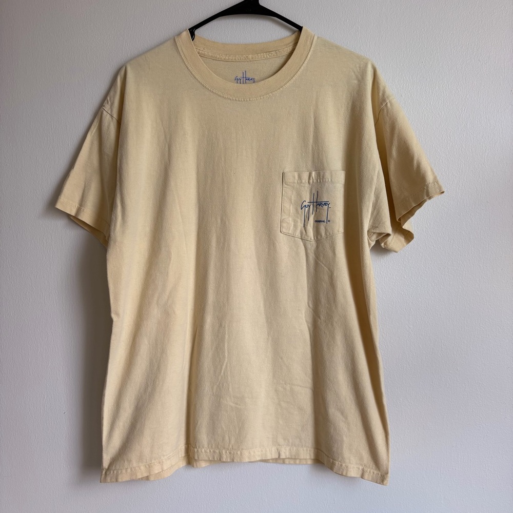 Guy Harvey 3 pack Tan Pocket Tee Size L